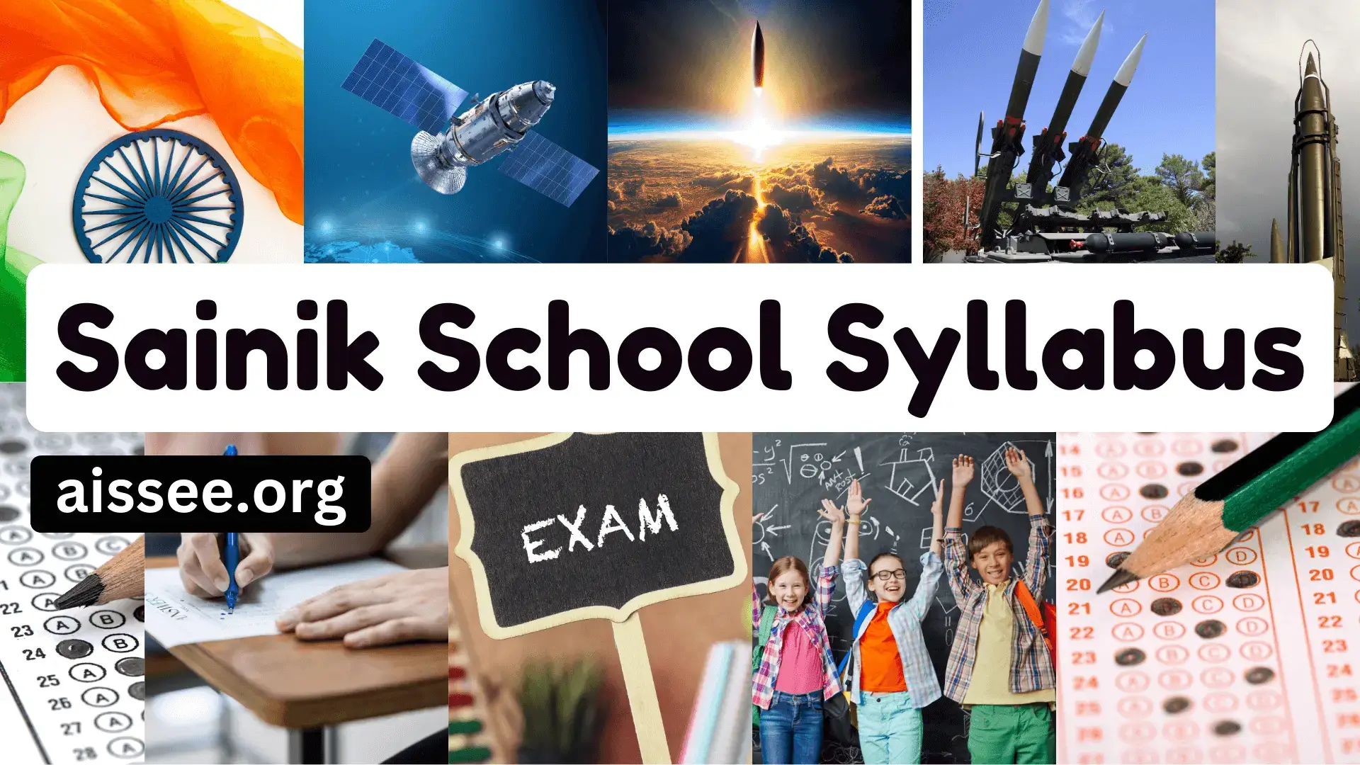 Sainik School Syllabus for Class 6 and 9